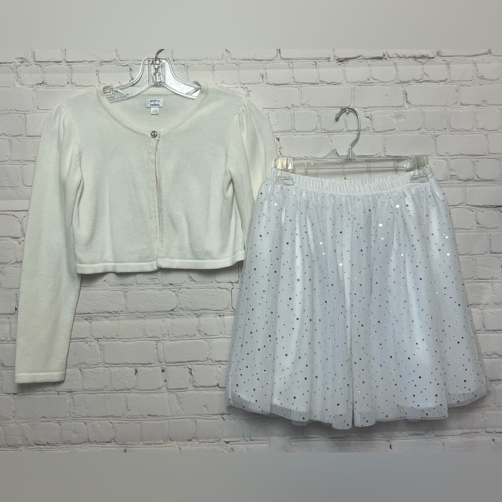 Gymboree Cardigan and Skirt Coordinating Set